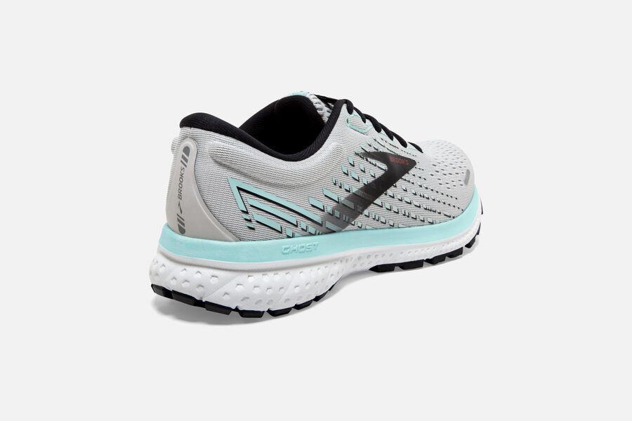 Brooks Running Shoes Womens White/Black - Ghost 13 Road - 5108-QIYSW